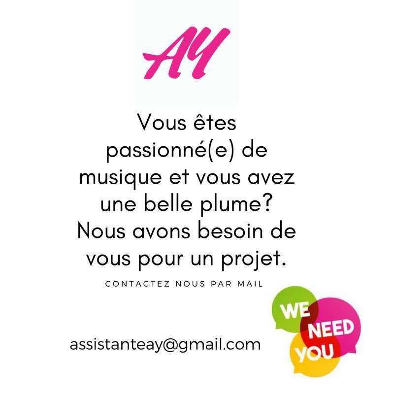 Hello les AY People, quelque chose est en cours et nous avons besoin de vous. 
Faites passer le message à un max de personnes. Bon week-end !!!