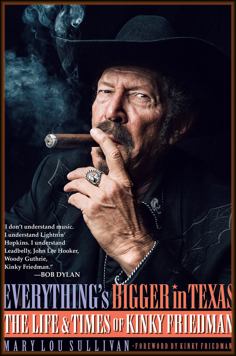 Backbeat Books (@backbeatbooks) on Twitter photo Up now at <a href="/RollingStone/">Rolling Stone</a>: an exclusive excerpt from Mary Lou Sullivan's "Everything's Bigger in Texas—The Life and Times of #KinkyFriedman! Check it out! rol.st/2hyXwI0 Up now at <a href="/RollingStone/">Rolling Stone</a>: an exclusive excerpt from Mary Lou Sullivan's "Everything's Bigger in Texas—The Life and Times of #KinkyFriedman! Check it out! rol.st/2hyXwI0