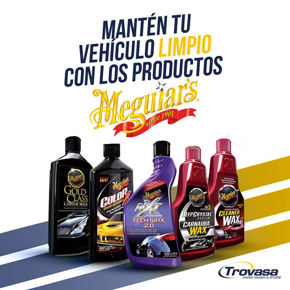 Toda la línea de los productos Meguiars disponibles en nuestro shop. 
Dale el mejor cuidado a tu vehículo utilizando buenos productos. 
#Handwashymás #Trovasa #Meguiar's #LoQueTaHappeningEnTrovasa #CarWash