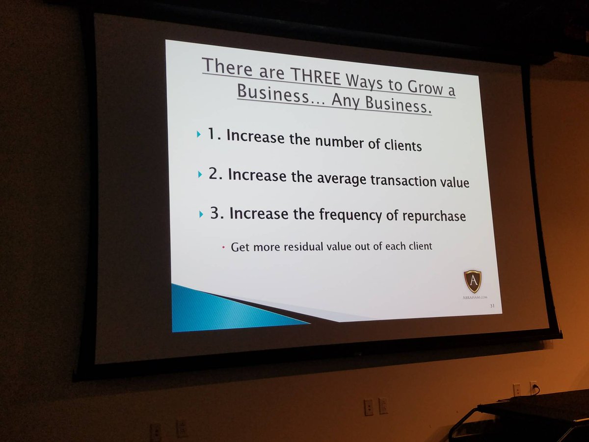PowerAccountant's tweet photo. There are only 3 ways to grow any business (accountants, are you neglecting one or more of these?) #JayAW https://t.co/RnvqTL98TB