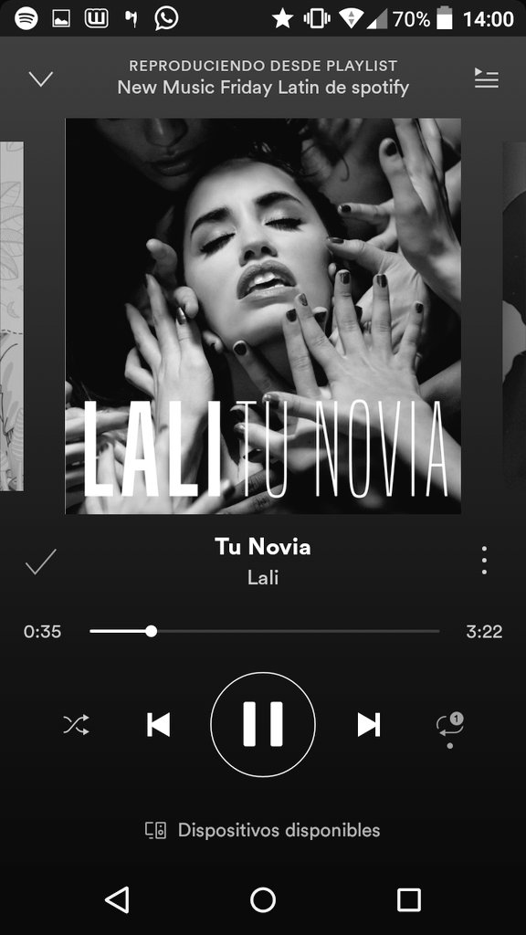 LaliPromotion's tweet photo. Empezamos el streaming party a Tu Novia a reproducir a full  #StreamTuNoviaByLali https://t.co/beYXin1bOG