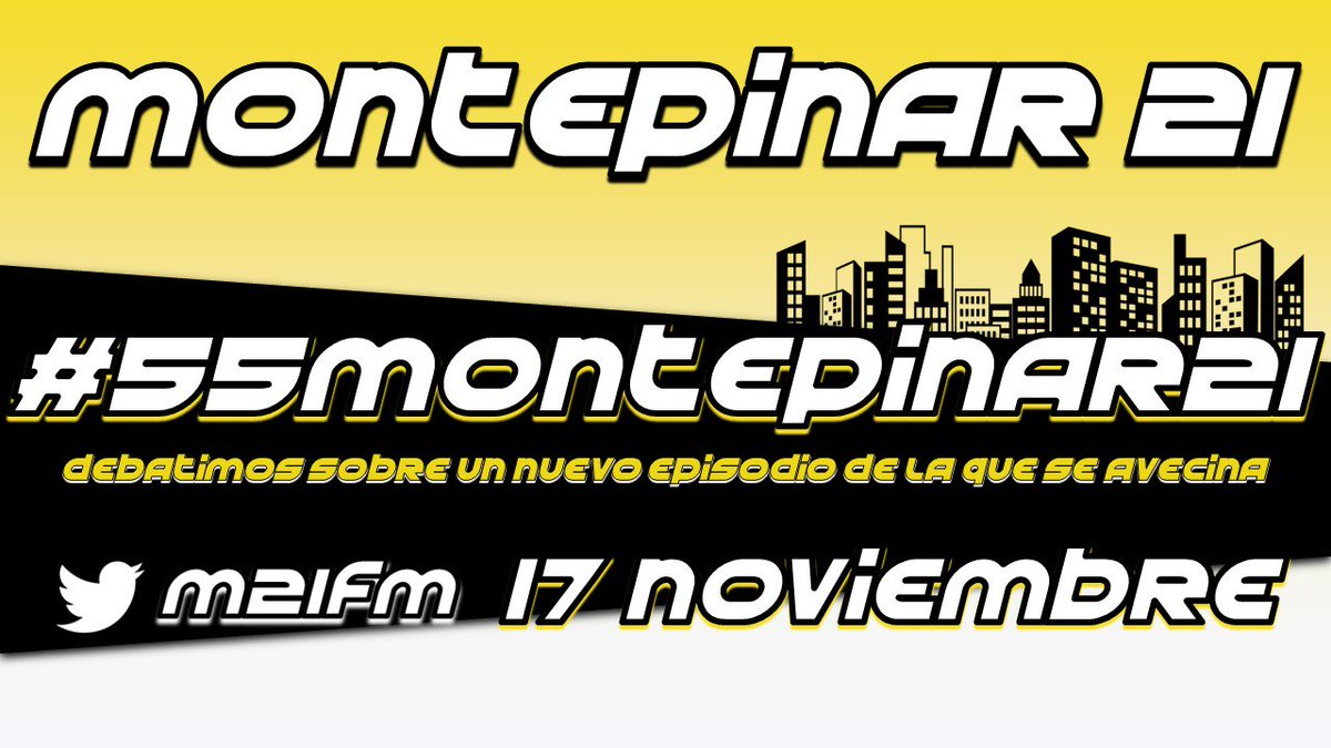 m21fm's tweet photo. YA ONLINE el análisis y debate de #LQSA más divertido de Youtube. Escucha una nueva entrega, programa #55Montepinar21 https://t.co/j2fQABDxkP https://t.co/t0h3NMdhx3