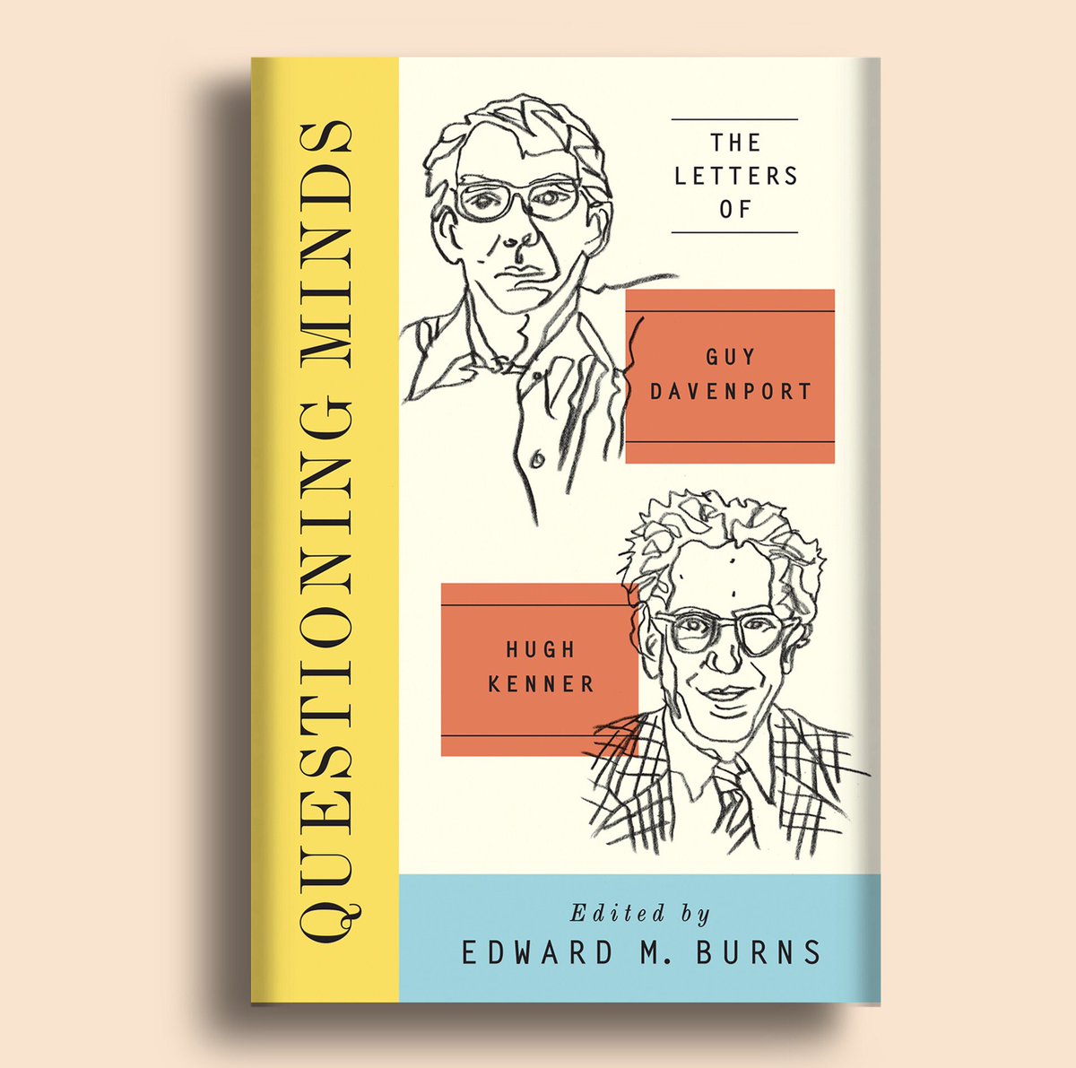 CounterpointLLC's tweet photo. Cover reveal for QUESTIONING MINDS, edited by Edward M. Burns. This a gorgeous double volume boxed set featuring the letters of Guy Davenport and Hugh Kenner. Coming in Spring 2018. #illustration #coverdesign #coverreveal #questioningminds #guydavenport #hughkenner #edwardmburns https://t.co/boewhFEyz7