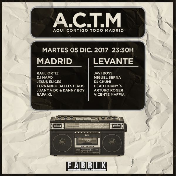 fabrikdiscoteca's tweet photo. Dale a "RT" y ven #gratis a ACTM: Madrid-Levante el #5D. Bailamos Remember ?? https://t.co/i2xvlo40A3