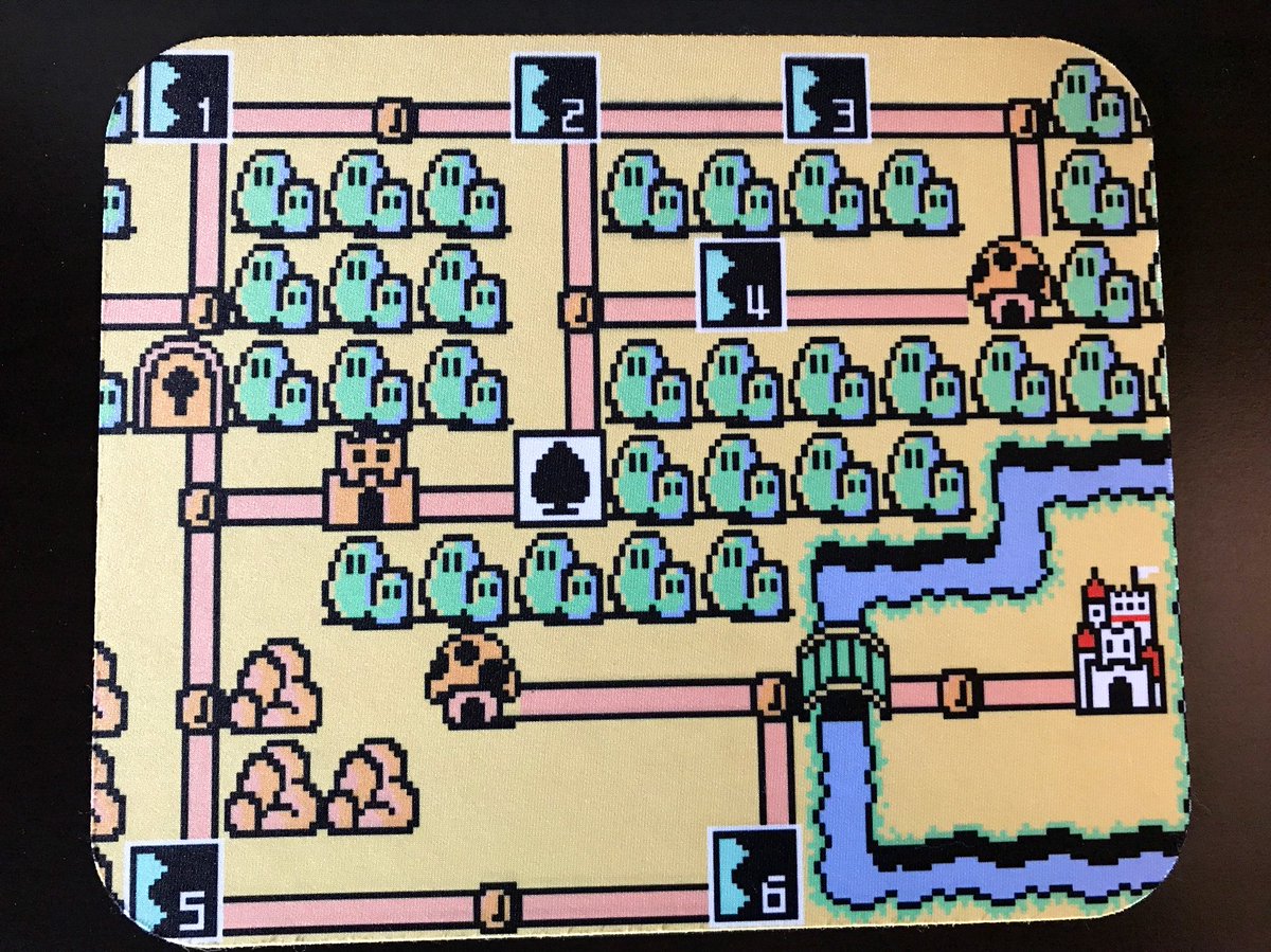 BrainasiumBB's tweet photo. YES! The new mousepad arrived. #supermario #nintendo #SMB3 #NES #geek #retro #retrogaming https://t.co/HvR6h0Thx8