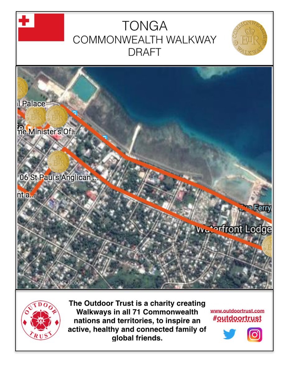 outdoortrust's tweet image. Celebrating the weekend with a draft #CommonwealthWalkway for #Tonga! We look forward to working with locals to bring this #walkway to life. 
#health #walking #Commonwealth 
outdoortrust.com/tonga
