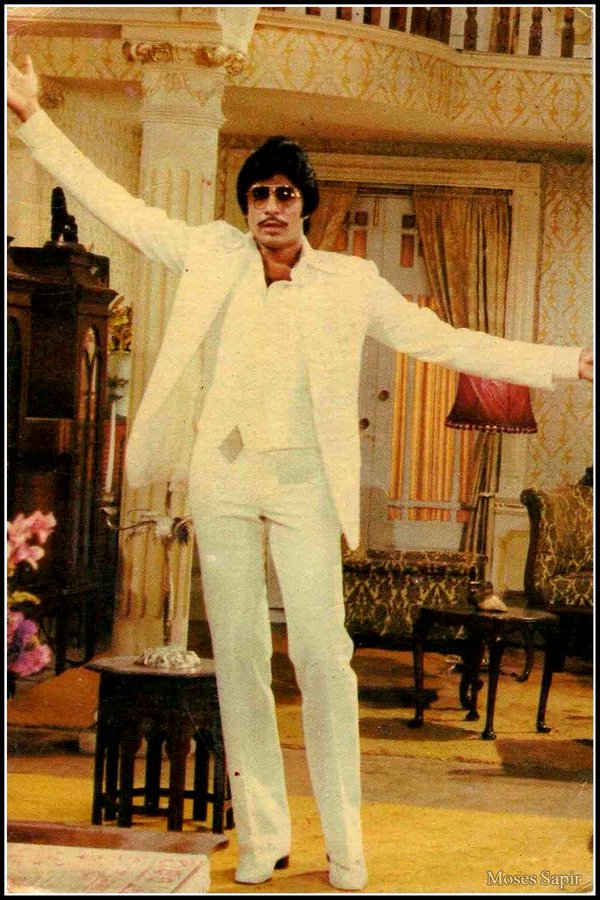 T 2714 - 'PUKAR" my film celebrates #34YearsOfPukar  .. it began shooting prior to my accident of Coolie and was shot after I recovered also , and those days remain a blur .. time takes its toll on memory !!
