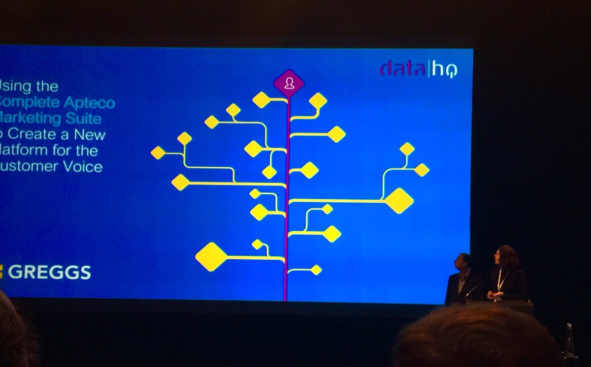 DataHQ's tweet image. Amazing day at the Apteco User Conference #AUGC17. @DataHQ &amp;amp; @GreggsOfficial official #winners of the Best Use award.