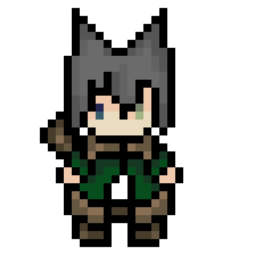 ドット絵専用アカウント フリー素材 Auf Twitter 三十路の人狼 修正しました