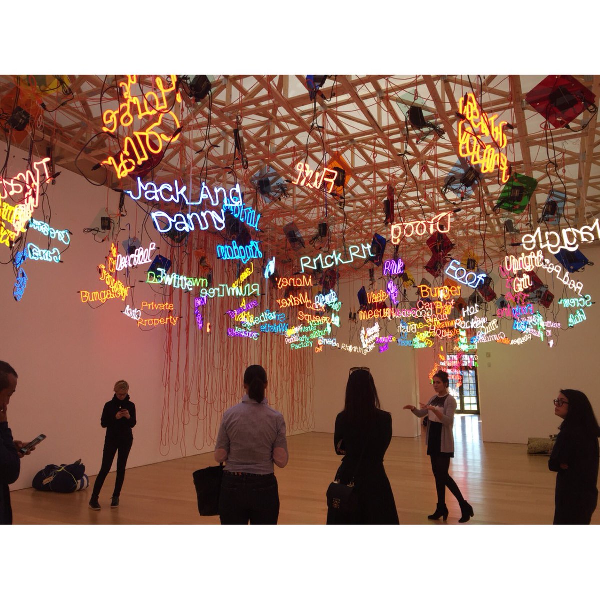 sculpturecenter's tweet photo. Today SC Ambassadors visit The Brant Foundation for a private tour of ‘Jason Rhoades.’ #SCAmbassadors #jasonrhoades https://t.co/ePjRO8SKRy https://t.co/hnk90YsjPq