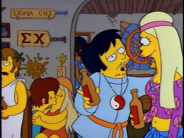 Honest_Sy1's tweet photo. Think! Think! Remember back to #MedScool.
"Seriously, baby, I can prescribe anything I want!" #thesimpsons https://t.co/ToTii87X99