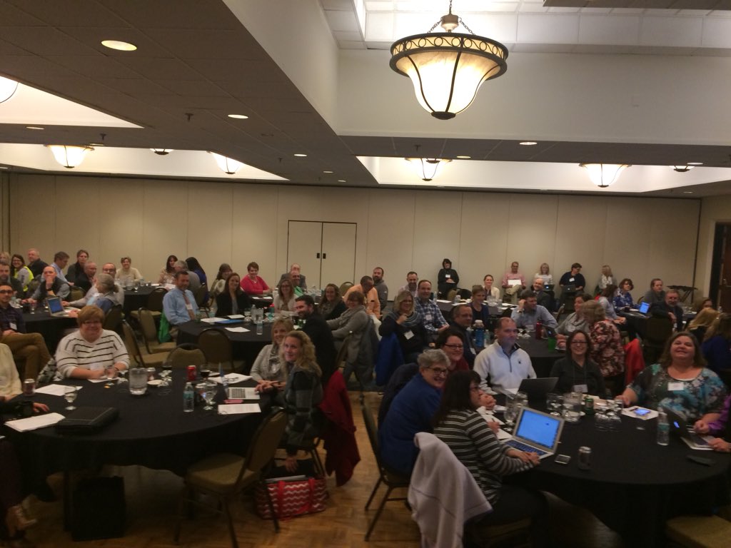 HollyBlair_Dr's tweet photo. Day 2 of MPA Fall Conference- good looking bunch of educational leaders! #MPA_Fall17 https://t.co/EtNqqaBuP9
