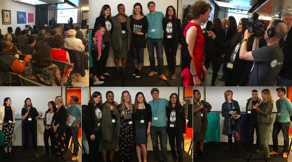 OneWorldTI's tweet photo. Congrats! Our #RIFF2017 award winners:
Most Effective Messaging: African Men. Hollywood Stereotypes
Most Innovative Storytelling: Stasher The Year 2050
Most Moving Video: MARCHING FORWARD
Most Creative Cinematography" SAFA
Best Overall: Lava Mae: Mobile Hygiene for the homeless https://t.co/RFCjXOVILB