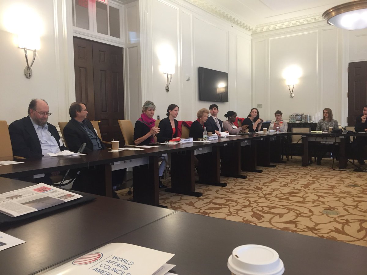 VCWA's tweet photo. We visited @AEI for a ThinkTank Discussion about Cybersecurity and ISIS with Katherine Zimmerman and Danielle Pletka ! #WACA2017 #FutureofAmerica https://t.co/NhmuPcJPyG