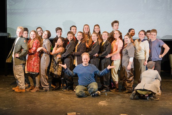KeySchool's tweet photo. They're ready, are you? Ray Bradbury's Fahrenheit 451 opens tonight! #KeyTheater #KeyArts https://t.co/OYDRiBeORg https://t.co/edyRHb65r0