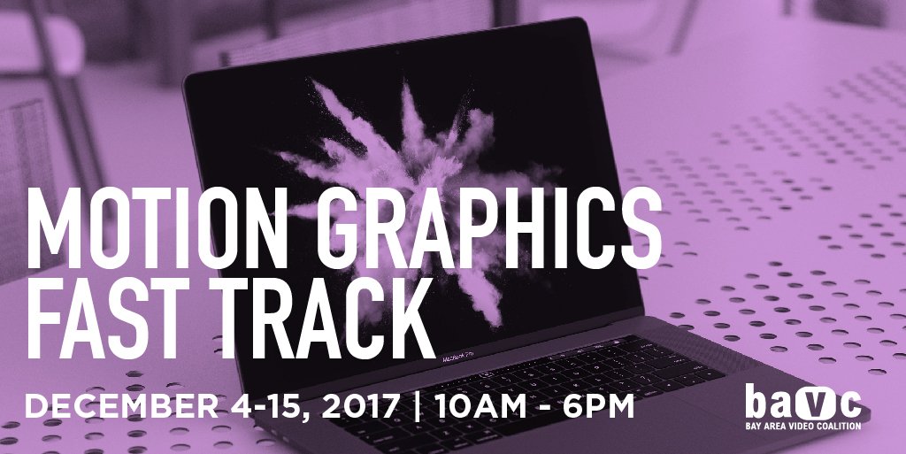 BAVCTraining's tweet image. Graphic Designers! Do you want to put your skills in motion? Apply for TechSF #MoGraph cohort TODAY to get started in December.  ow.ly/qge030gDqzv