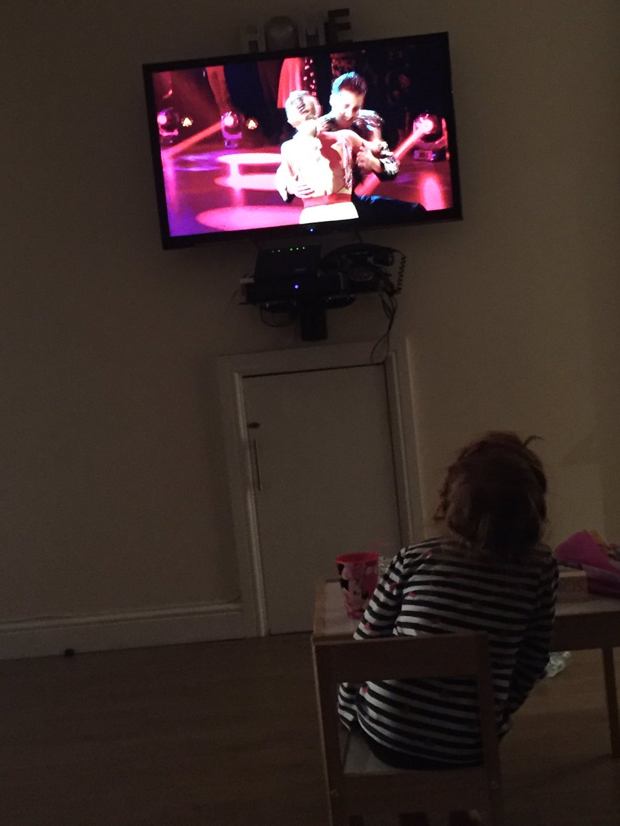 annaclinton's tweet photo. My 3year old is strictly mad and the biggest @MollieKing fan ever go mollie we watch this dance every nyt #StrictlyComeDancing2017 https://t.co/1kZ9jo8hRi