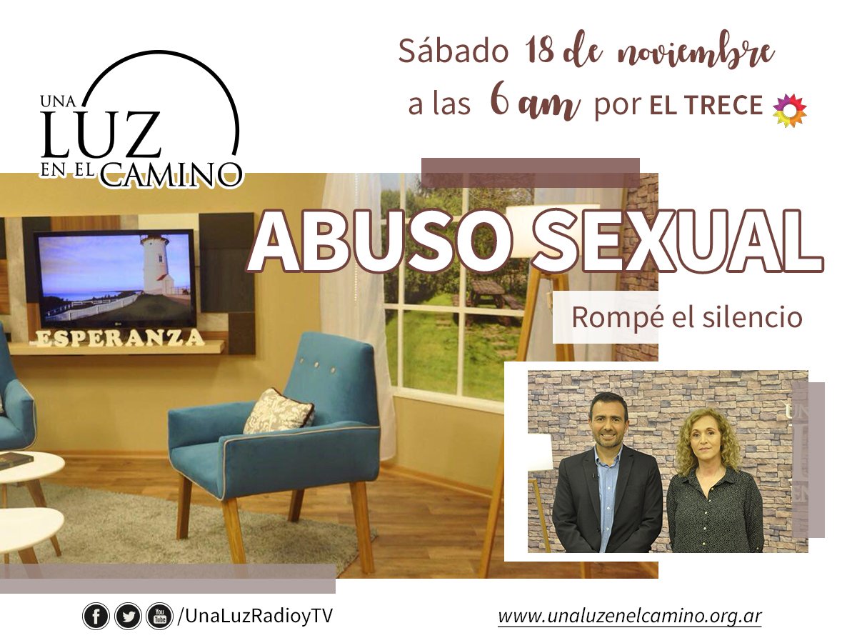 #Mañana desde las 6am no te pierdas otro capítulo de @UnaLuzRadioyTv por <a href="/eltreceoficial/">eltrece</a> El tema será #AbusoSexual en la infancia