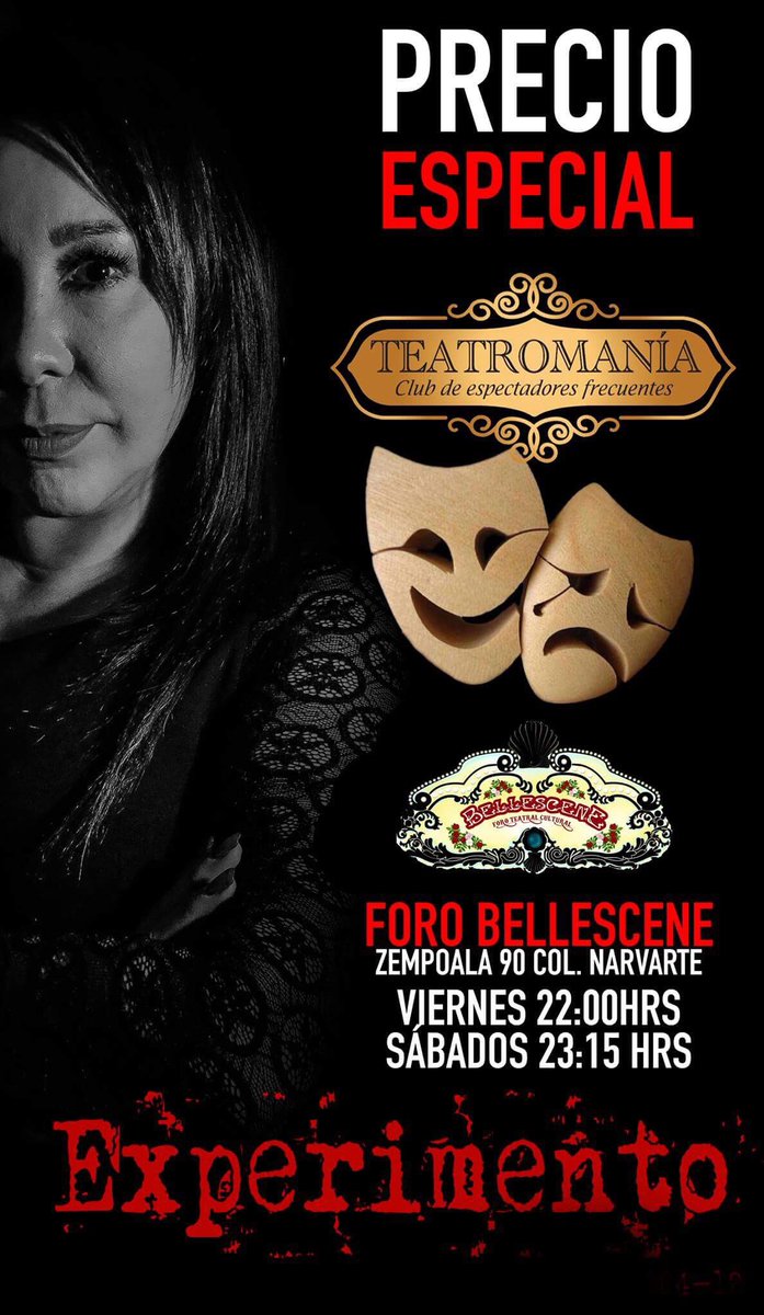 experimentomx's tweet photo. @alasbutacas 
Todos los socios tienes un escalofriante precio especial
Ven y #ViveElTerror de @experimentomx en el @ForoBellescene https://t.co/Gw6CSyMESV