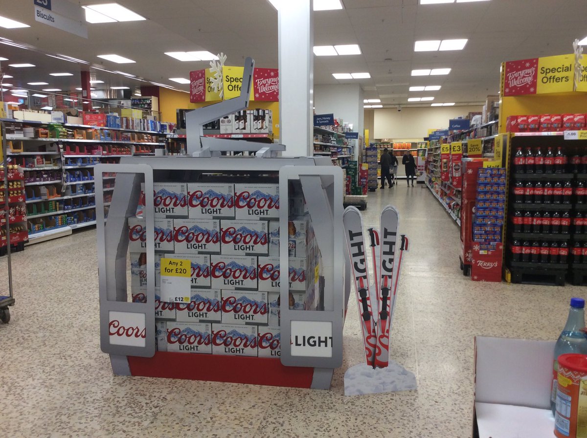 PowerforceMC36's tweet photo. Buy 2 cases #OfCoors at #Tesco Extra RM3 0LL only for £20 ! @PowerforceMCNSM https://t.co/btQuWfqM9W
