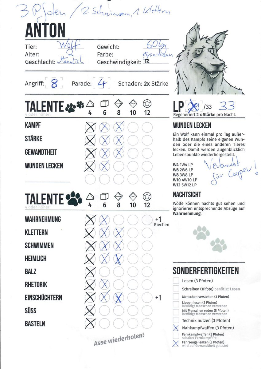 Pen And Paper Charakterbogen Rocket Beans / How To Be A Hero