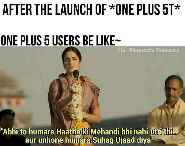 agrawalakhil's tweet photo. #Epiclol #OnePlus5T #OnePlus5TLaunch #oneplus https://t.co/ZRarcH7MUA