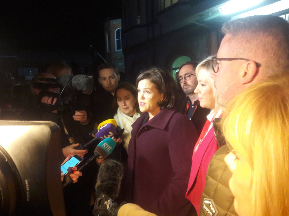 OisMacC's tweet photo. .@MaryLouMcDonald &amp; team briefing the media ahead of #SFAF17 topics include #RepealThe8th &amp; Sinn Féin in Govt! https://t.co/rVtjFcwc5O