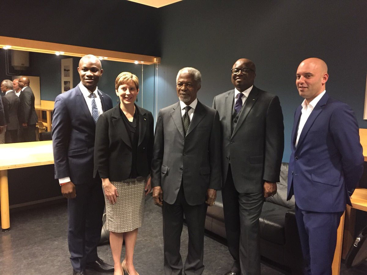 A visit with Koffi Annan and JCI Presidents prior to his keynote at the 2017 JCI World Congress in Amsterdam. #jciwc2017