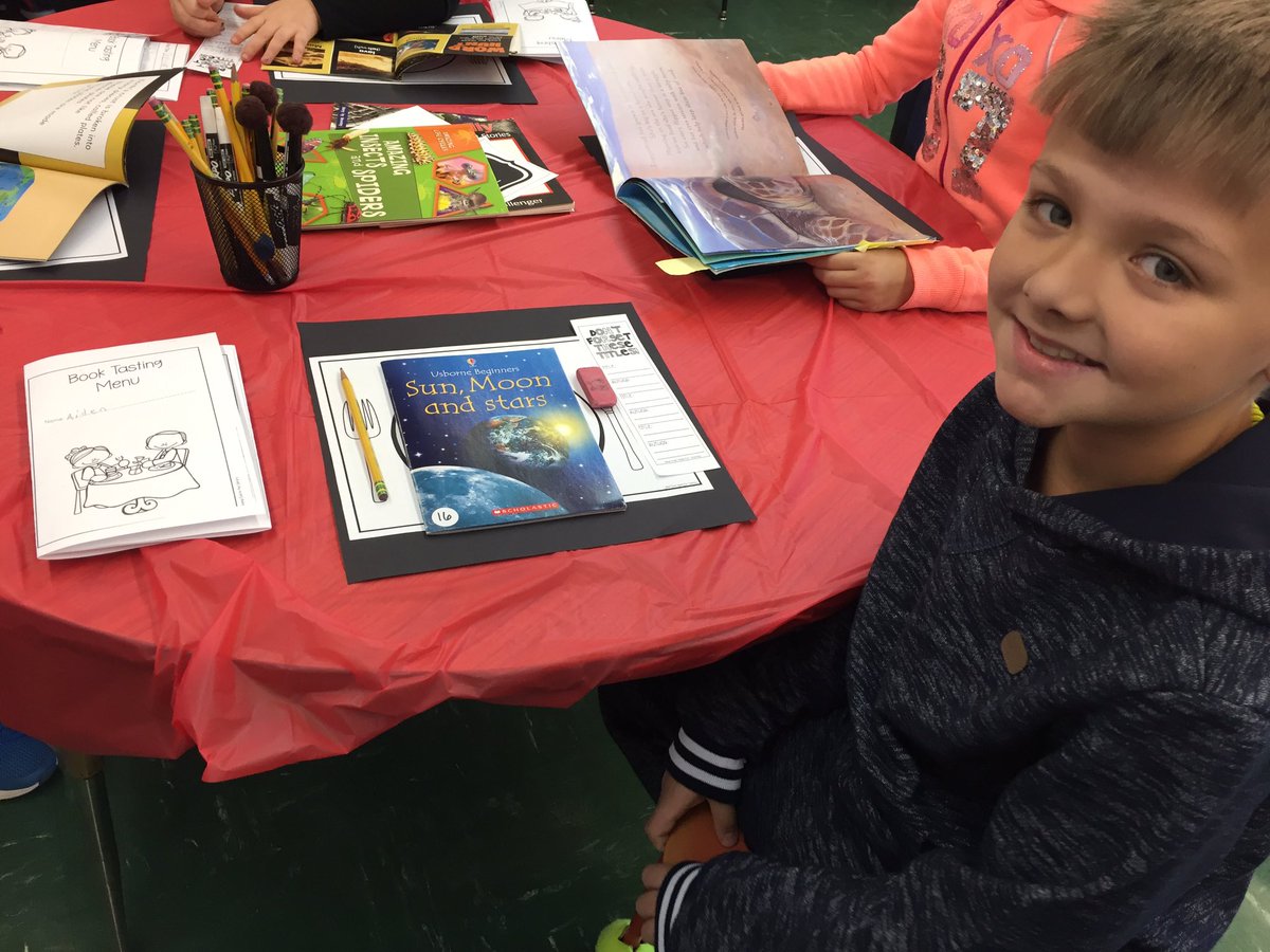 ms_farinella's tweet photo. Bon Appetit! Second Grade Book Tasting. Thanks for the idea @mrsrosato_2nd https://t.co/QrfpY3Gwjm