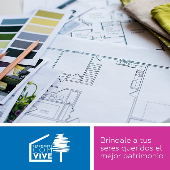 #TuCasaCOMVIVE 
En COMVIVE nos dedicamos a crear comunidades con un diseño funcional ofreciendo bienestar y el mejor patrimonio para tu familia. ¡Conócenos! goo.gl/wnKSz1