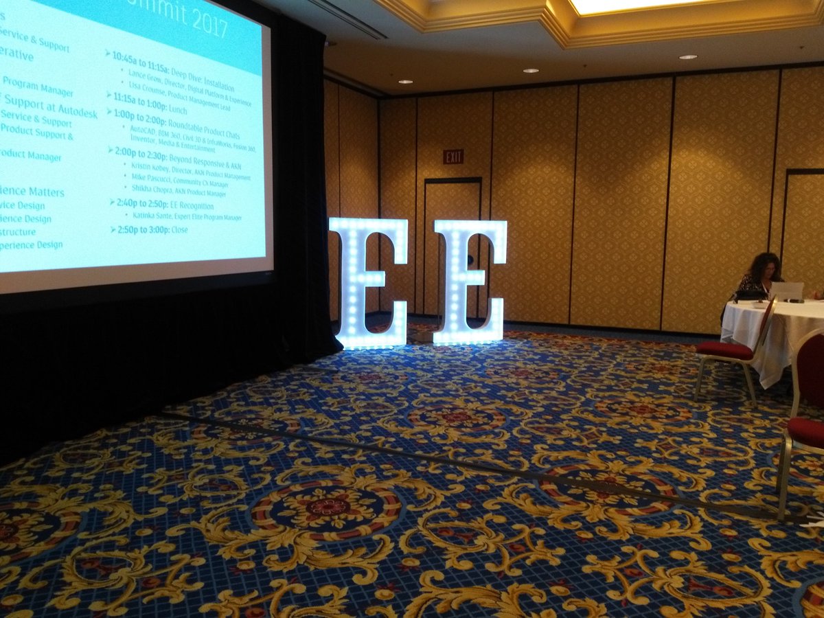 PIRO_CIE's tweet photo. Expert Elite summit today !!
#AU2017 #autodesku2017 https://t.co/zkR59V8HaU