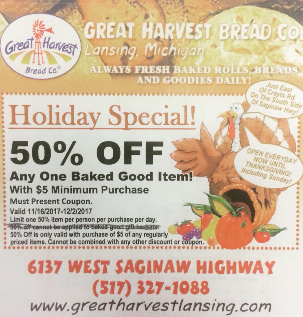 healthybread's tweet image. Thankful for all your support and hungry bellies :) Let us treat you!!!! Valid through Dec. 2nd!