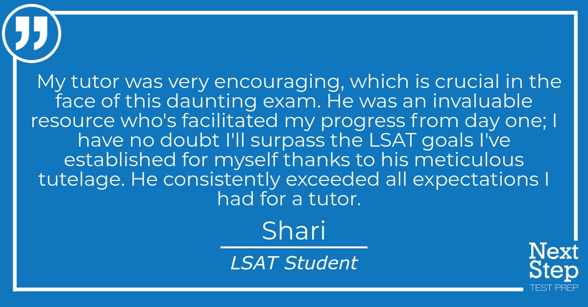 Want to work with the best #LSAT tutors and earn your best possible score? Learn more about our tutoring programs: bit.ly/2xBGRsS #NextStepSuccess