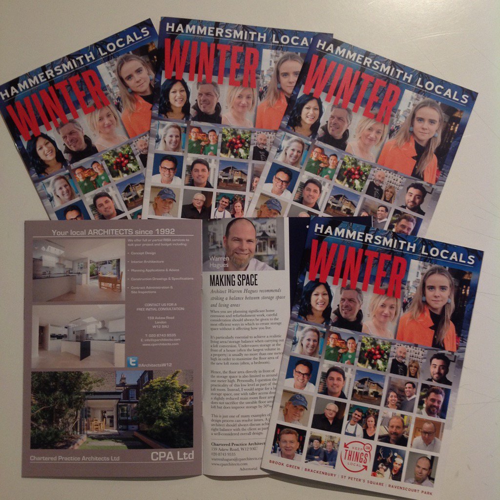 #Winter edition of Hammersmith Locals Magazine just arrived #W6 <a href="/keepthingslocal/">Keep Things Local</a> <a href="/HammersmithL/">hammersmithlocals</a> Thanks Nigel