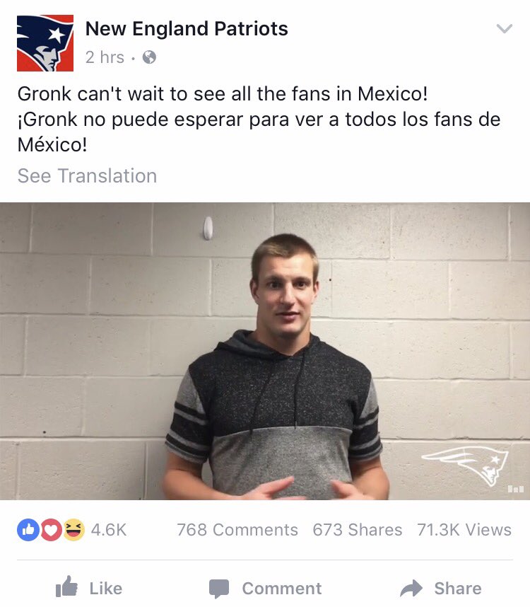 emma_wiklund4's tweet photo. Los patriots están jugando un partido en México este Domingo #1201spnStein #1201spn https://t.co/LdtlTXUQU5