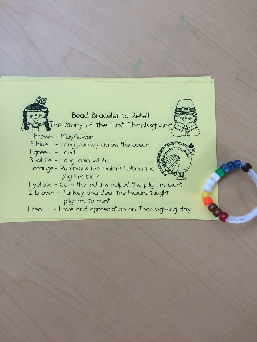 flippinreading's tweet photo. Thanksgiving bracelets with Kindergarten!!!  #NeblettKnights  #Thnx4SISD https://t.co/CD9JEIqZSS