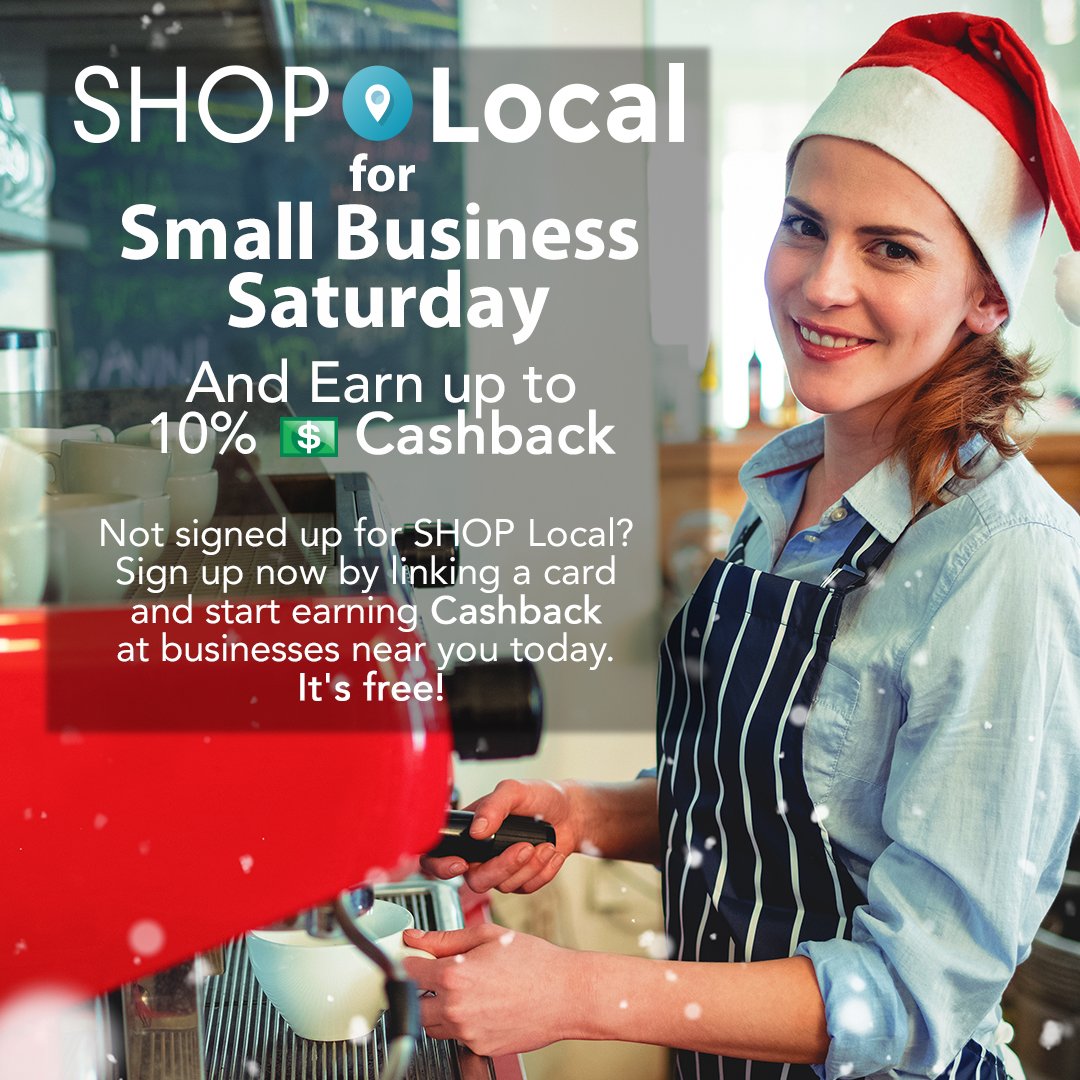 MarketAmerica's tweet photo. Support local businesses next week on Small Business Saturday with SHOP Local, plus earn Cashback! #goshoplocal https://t.co/Q90bgPJyNN