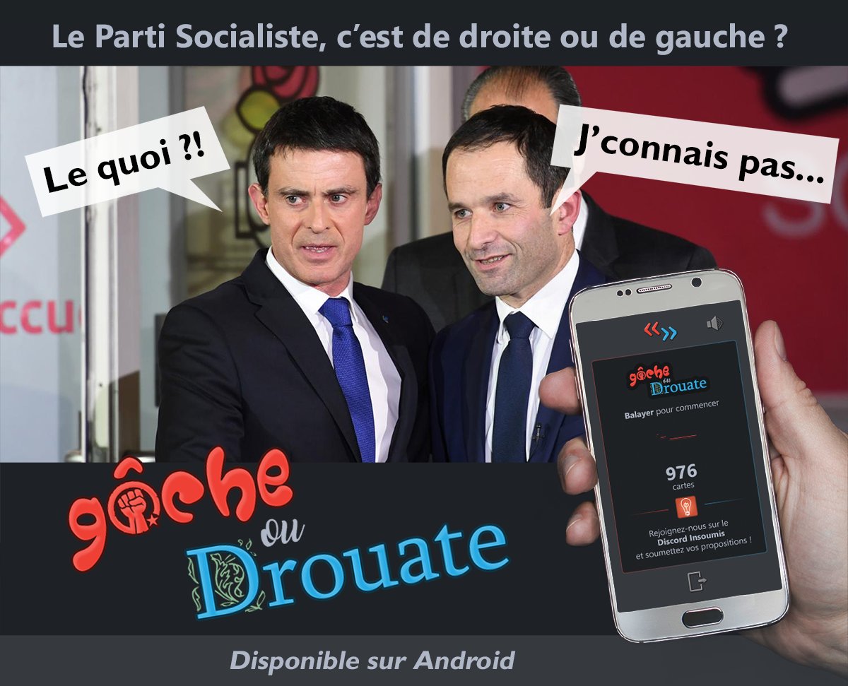 DiscordGauche's tweet photo. Alors, c'est #GocheOuDrouate ? 🎮

Téléchargez maintenant le jeu sur votre appareil Android !
➡️https://t.co/3QeyczRQE6 https://t.co/4C4QhINy3S