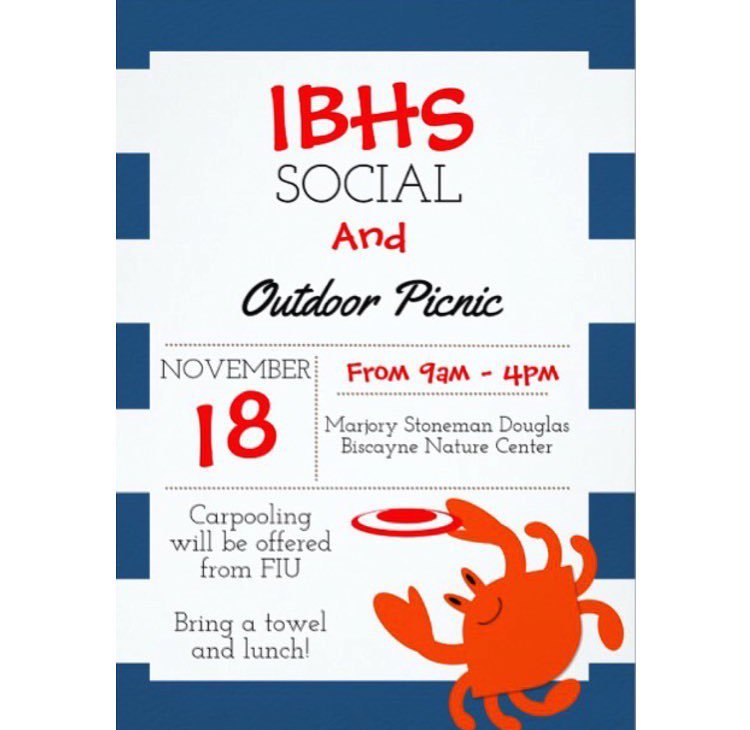 IBHSFIU's tweet photo. REMINDER✨| tomorrow's our last social for the semester! Please contact us 9 pm if you need carpooling! #IbhsFiu #JoinIbhs https://t.co/X1XU8TtjcP