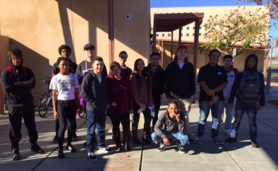 KevenMacDonald's tweet photo. College bound Discovery students on their way to take the American River College placement exam. https://t.co/BWsZX8eYqn