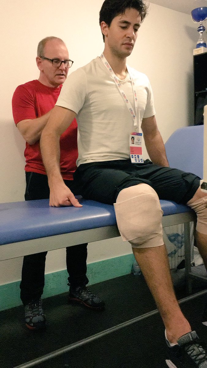 WeaverPoje's tweet photo. A displaced rib from KW nearly had us withdrawing from #idf2017 ... and now AP is feeling it after a hard crash into the boards on warm up. Skating can be tough sometimes! But we are fighting, as always. Thank you for your encouragement, #weapofamily 💪🏻❤️ #tryingourbest https://t.co/p44zshDRWd