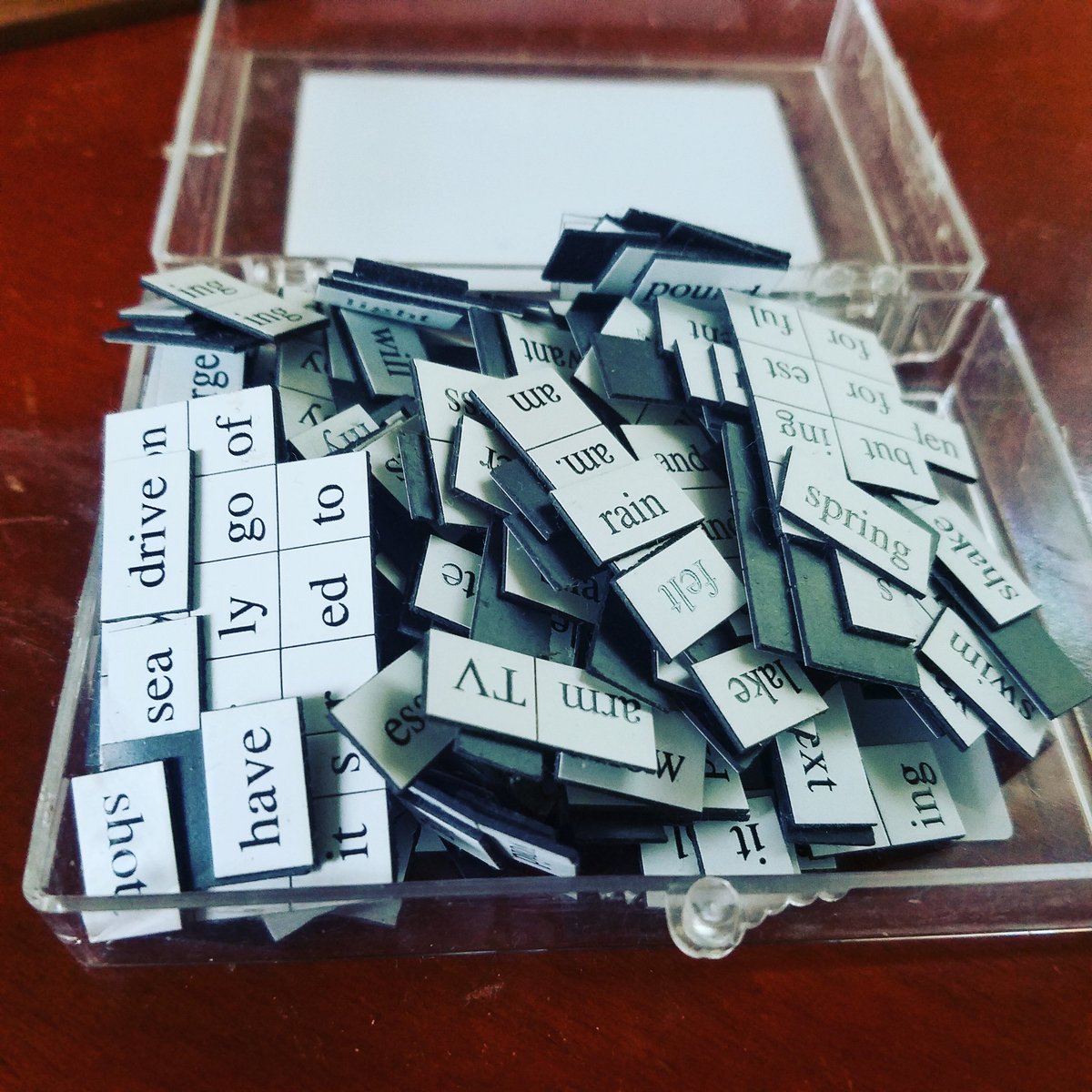 ReddoorRed's tweet image. When you discover a magnetic poetry kit that you totally forgot you had #magneticpoetry #iknowwhatimdoingforthenexthour