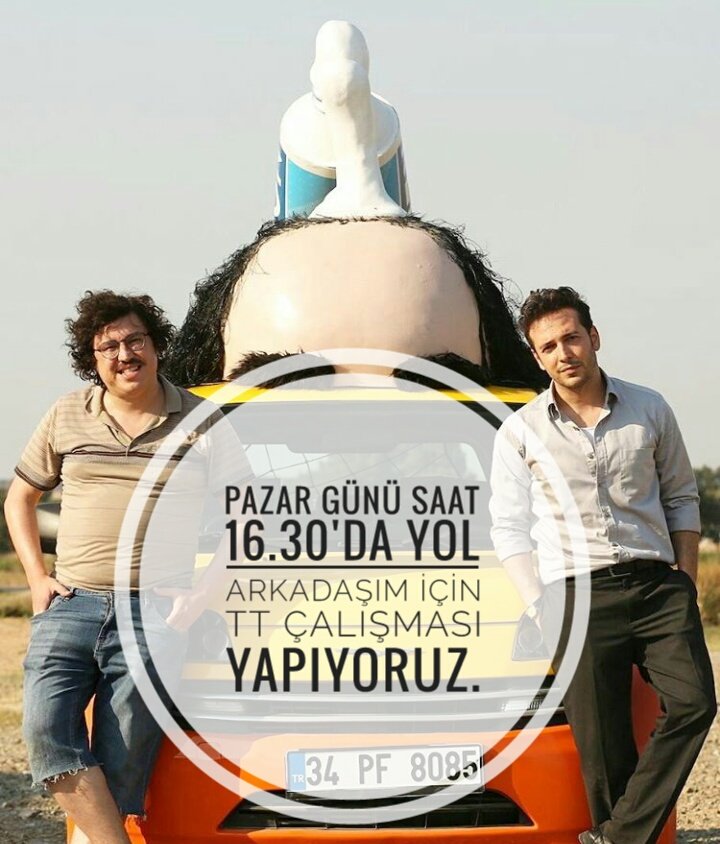 Filmin başarısını kutlamak için tt çalışması yapıyoruz. Pazar 16.30'da buluşalım. 👐🚀 #yolarkadaşım