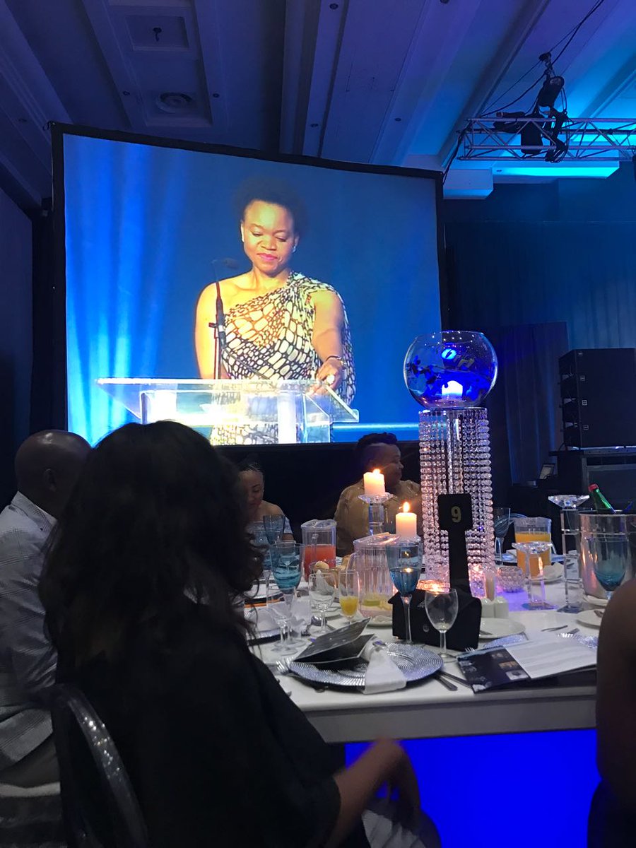 SAPoliceService's tweet photo. #sapsHQ #SAPS Division Forensic Services' Excellence Awards event is currently underway at Gallagher Convention Centre in Midrand. Lt Gen Bonang Mgwenya, Deputy National Commissioner for Human Resources Management gave the keynote address. #ExcellenceService SW https://t.co/7fgRC7k03o