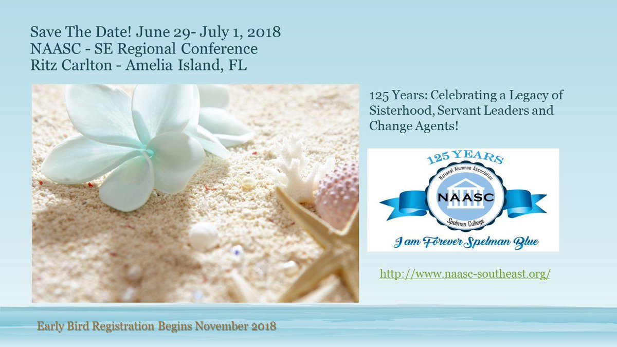 naascsoutheast's tweet photo. For all active, inactive, and admirers of @SpelmanCollege upcoming #GirlsTrip #allwelcome #allsupporters #professionalwomen #opentopublic June 29-July 1 2018 @RitzCarlton https://t.co/0DkzSMXeBX