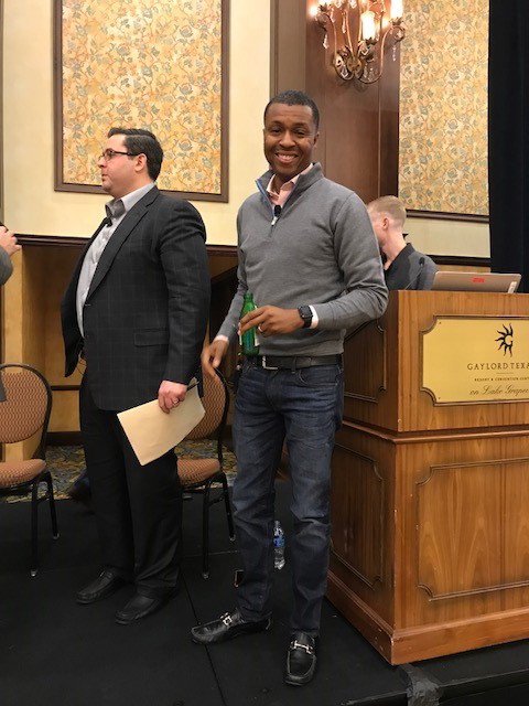 AccentFoods_TX's tweet photo. Our own Mike Broaders finishing up his #CTW2017 panel discussion on "DATA – What Is It and What Can It Do for Your Business?" Here's a link to the PPT deck: https://t.co/Wb6ePjmAAW https://t.co/m91t26Ku4u