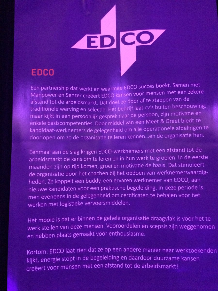 EDCOBanen's tweet photo. Nominatie @Senzer_ Award 2017 voor @EDCOBanen! @Senzer_ @erbenwennemars #trots https://t.co/c27D4VsRmx