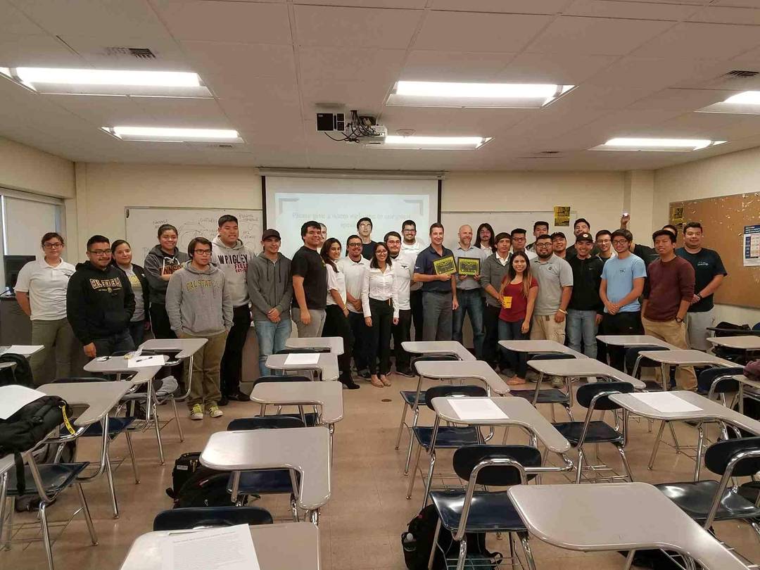 CalStateLA_ASCE's tweet photo. Thank you everyone for attending our meeting. Very special thanks to our guest speakers from Kiewit who came to discuss their current projects and student opportunities. Here are some pictures from our 4th General Meeting! 

#WeAreECST #CalStateLAECST #ASCE #PSWC2018 https://t.co/Ei6p0m13H3
