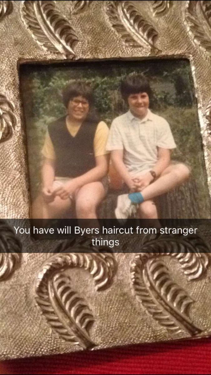 duncanbell3's tweet photo. #StrangerThings is hip right now so that means my basin haircut, NHS specs, cardigan combo was the height of cool back then.... #80sCool https://t.co/qgvqreN22H