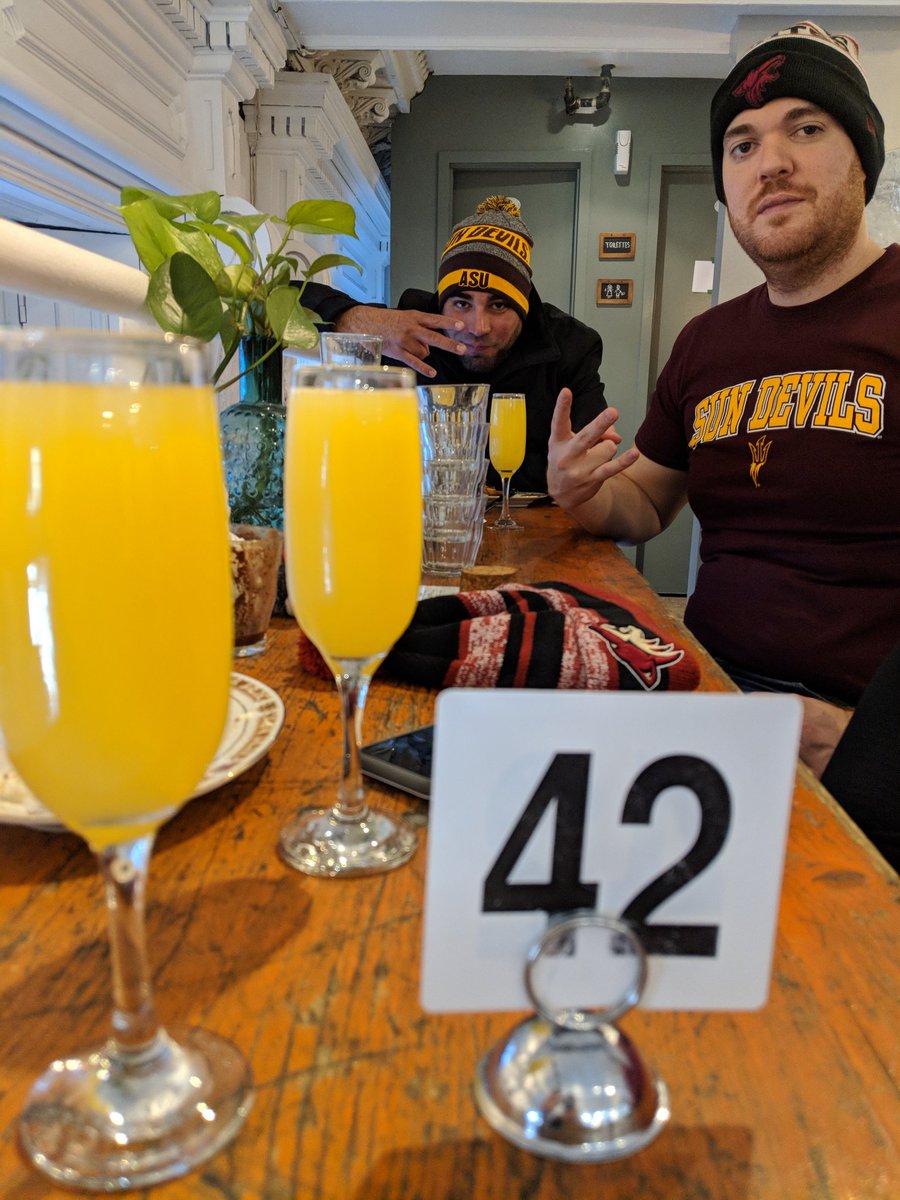 AzDevilin's tweet photo. It's like they knew ASU &amp; Mimosas go together on #FORKdUPFriday #PT42 https://t.co/OfIXR9SxcW
